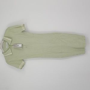 NWT Guess lost in Thyme knit polo dress medium